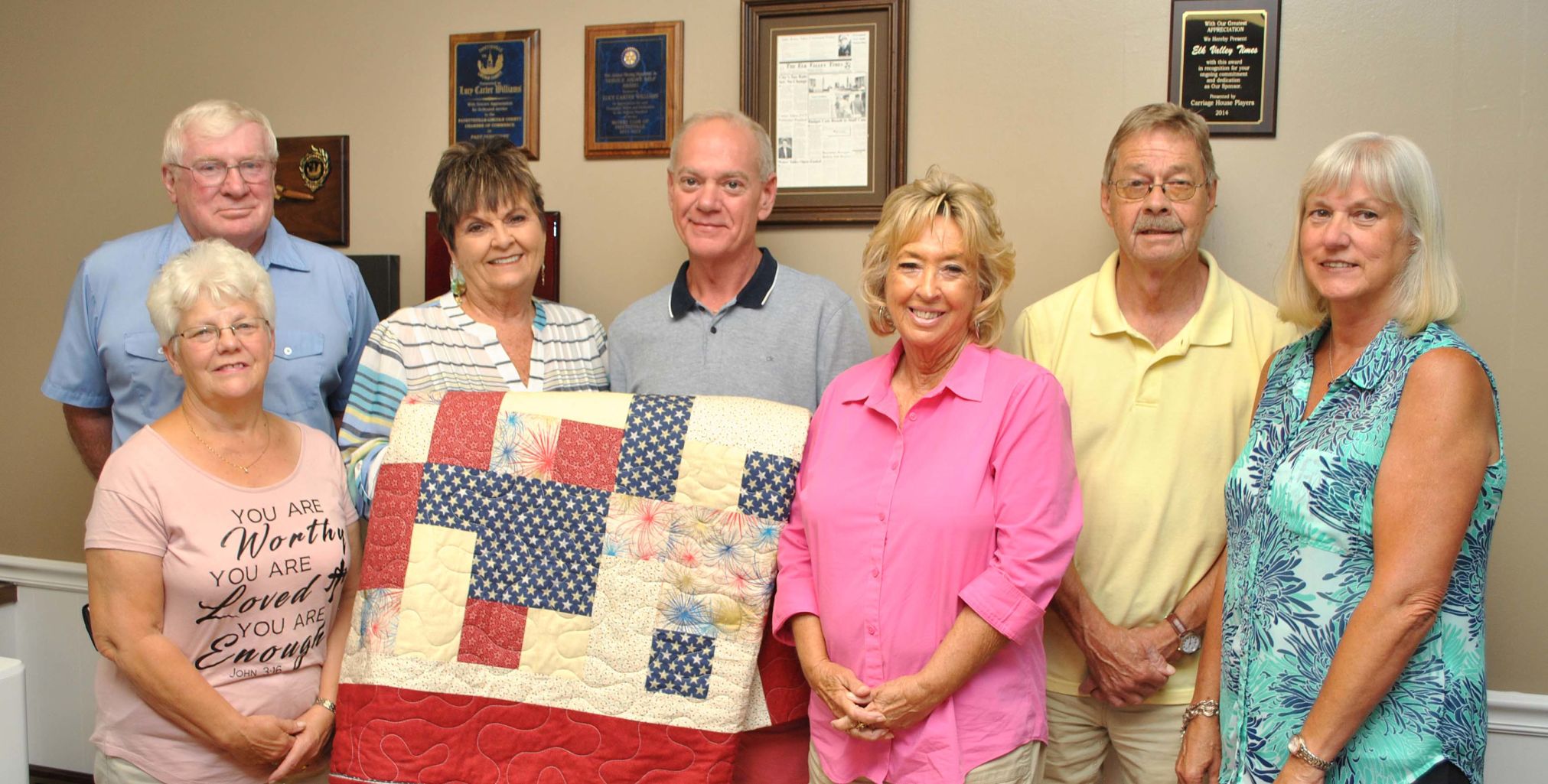 Quilt raises funds for Friends of Veterans